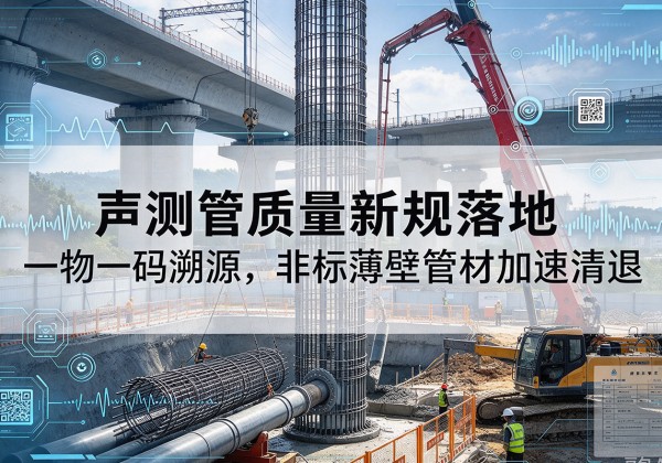 高邮声测管质量新规落地，一物一码溯源，非标薄壁管材加速清退
